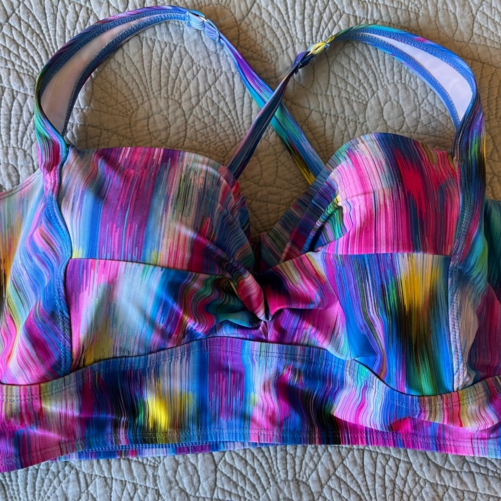 Torrid Bikini Top, Size 2, Multi-Color